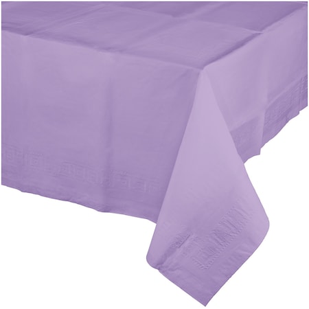 Touch Of Color Luscious Lavender Paper Tablecloth, 108"x54", 6PK 710212